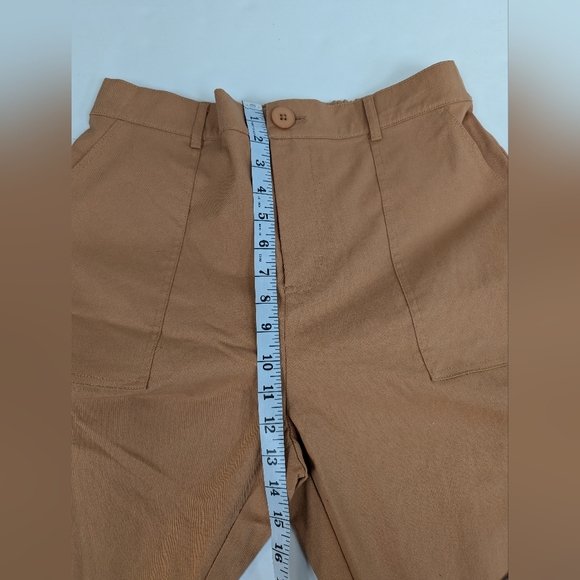 Lepunuo Orange Brown Pull On Jogger Cargo Pants Large [78] - Picture 3 of 12